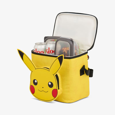 Open View | Pokémon Pikachu Square Lunch Cooler Bag::::Insulated liner