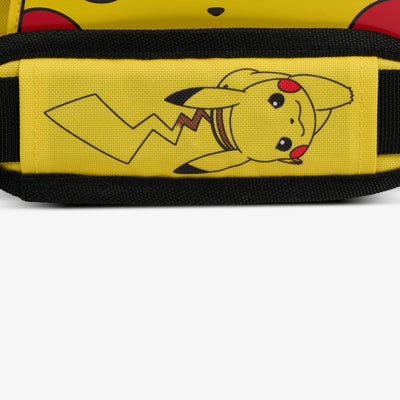 Strap View | Pokémon Pikachu Square Lunch Cooler Bag::::Adjustable, padded shoulder strap