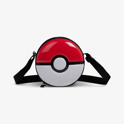 Front View | Pokémon Poké Ball Crossbody Cooler::::Custom Poké Ball shape