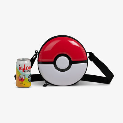 Size View | Pokémon Poké Ball Crossbody Cooler::::Fits up to 4 cans