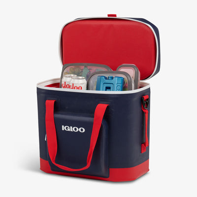 Open View | Trailmate 30-Can Tote::Americana::MaxCold Ultra insulation