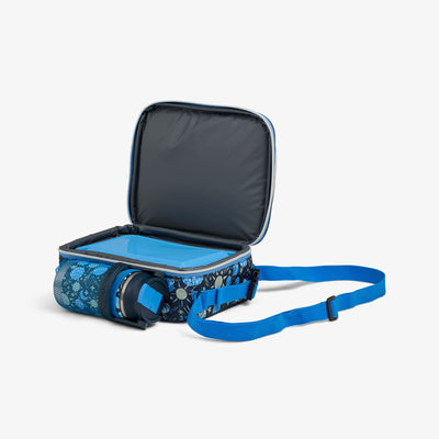 Open View | Kids Lunch Glow Vertical Cooler + Bento Box::Cosmic Glow::MaxChill insulation