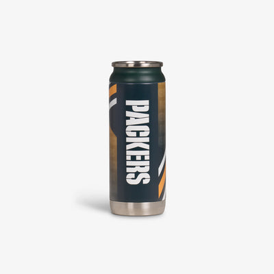 Back View | Green Bay Packers 16 Oz Can::::Advanced hot & cold retention