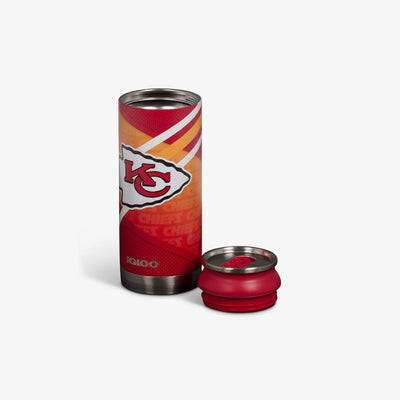 Open View | Kansas City Chiefs 16 Oz Can::::Removable lid