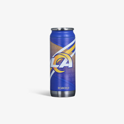 Front View | Los Angeles Rams 16 Oz Can::::Durable stainless steel 