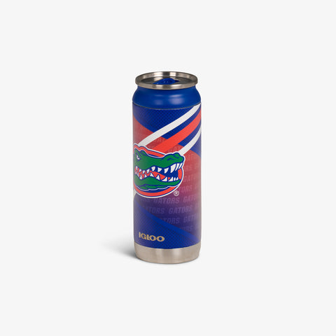 Angle View | University of Florida® 16 Oz Can::::Sliding mouth-opening tab