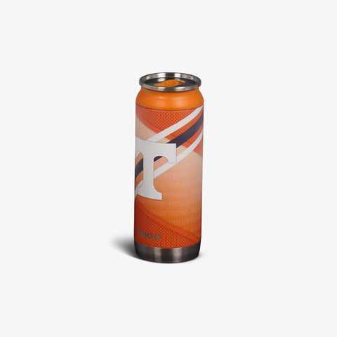 Angle View | University of Tennessee® 16 Oz Can::::Sliding mouth-opening tab