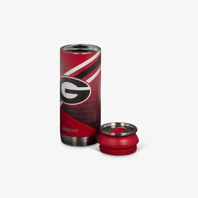 Open View | University of Georgia® 16 Oz Can::::Removable lid