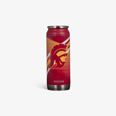 Front View | University of Southern California 16 Oz Can::::Durable stainless steel