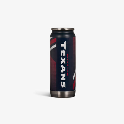 Back View | Houston Texans 16 Oz Can::::Advanced hot & cold retention