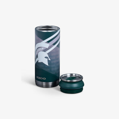 Open View | Michigan State University® 16 Oz Can::::Removable lid