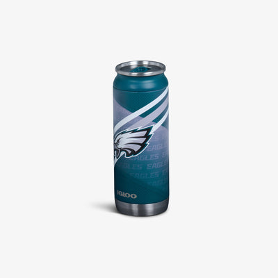 Angle View | Philadelphia Eagles 16 Oz Can::::Sliding mouth-opening tab