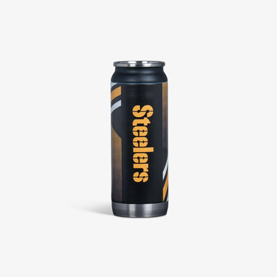 Back View | Pittsburgh Steelers 16 Oz Can::::Advanced hot & cold retention