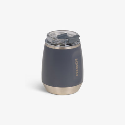 Angle View | 10 Oz Wine Tumbler::Carbonite::