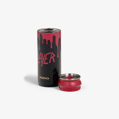 Open View | Slayer Drip 16 Oz Can::::Removable lid
