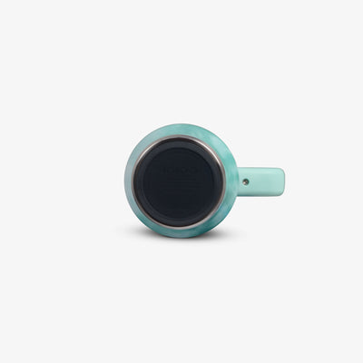 Bottom View | 32 Oz Flip ‘n’ Sip Travel Mug::Cloud Seafoam::Built-in coaster