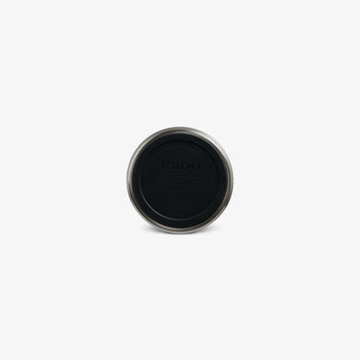 Bottom View | 20 Oz Flip ‘n’ Sip Tumbler::Carbonite::Built-in coaster