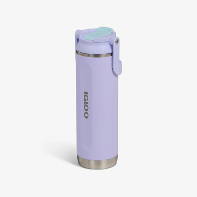 Angle View | 20 Oz Sport Sipper Bottle::Lilac Breeze::No-look-sip indicator