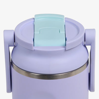 Lid View | 20 Oz Sport Sipper Bottle::Lilac Breeze::Retention: Up to 24hrs cold / 6hrs hot*