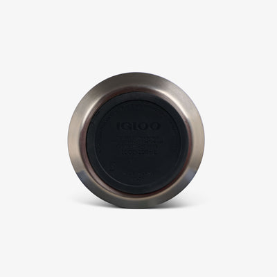 Bottom View | 10 Oz Wine Tumbler::Lilac Breeze::Built-in coaster