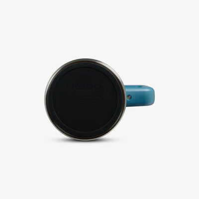 Bottom View | 1L Beer Mug::Modern Blue::Built-in coaster