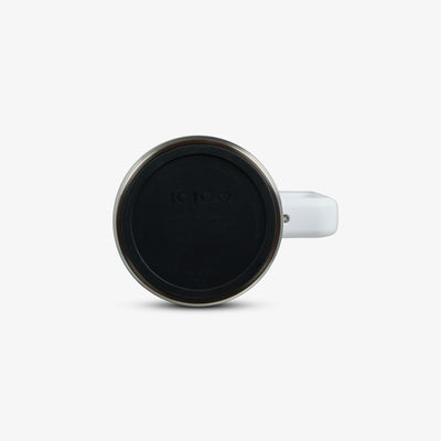 Bottom View | 1L Beer Mug::White::Built-in coaster