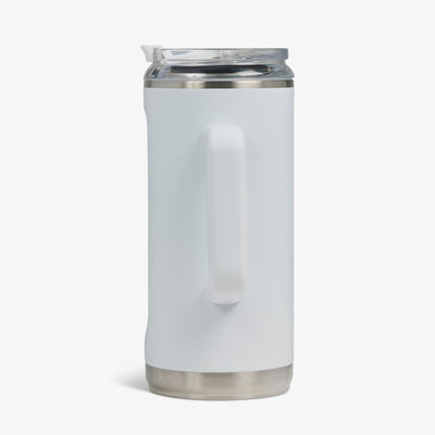 Profile View | 1L Beer Mug::White::Side handle