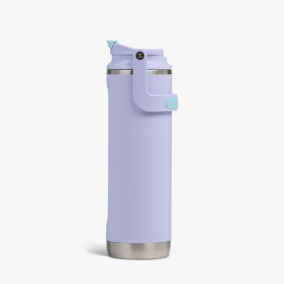 Profile View | 20 Oz Flip ‘n’ Sip Tumbler::Lilac Breeze::Tuck Tight handle