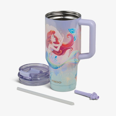 Open View | Disney The Little Mermaid 32 Oz Travel Mug::::Double-wall, vacuum-insulated