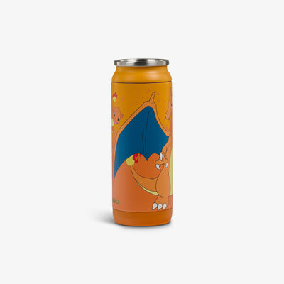 Back View | Pokémon 16 Oz Can::Charmander::Double-wall, vacuum-insulated