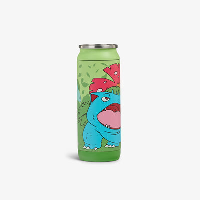 Back View | Pokémon 16 Oz Can::Bulbasaur::Double-wall, vacuum-insulated