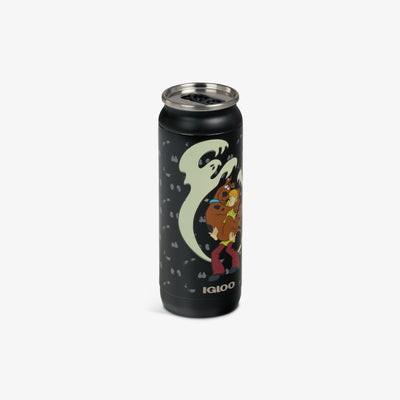 Angle View | Scooby Doo™ Ghosts Glow in the Dark 16 Oz Can::::Double-wall, vacuum-insulated