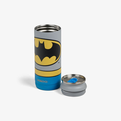 Lid Off View | DC Super Heroes Batman™ 16 Oz Can::::Double-wall, vacuum-insulated