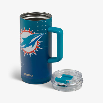 Open View | NFL 1L Beer Mug::Dolphins::Advanced temperature retention