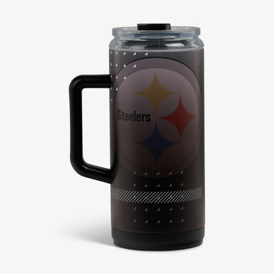 Back View | NFL 1L Beer Mug::Steelers::Side handle