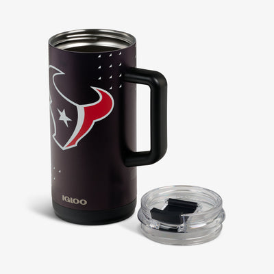 Open View | NFL 1L Beer Mug::Texans::Advanced temperature retention