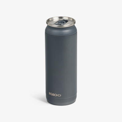 Angle View | 16 Oz Can::Carbonite::Sliding mouth-opening tab