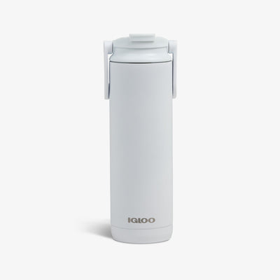 Front View | 20 Oz Flip ‘n’ Sip Tumbler::White - Custom::