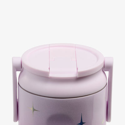 Lid Closed View | 32 Oz Sport Sipper Bottle::Mystic Purple::Leakproof sport sipper lid