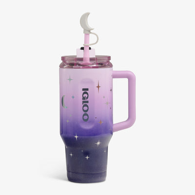 Front View | 32 Oz Flip ‘n’ Sip Travel Mug::Mystic Purple::Up to 48hrs cold / 8hrs hot*