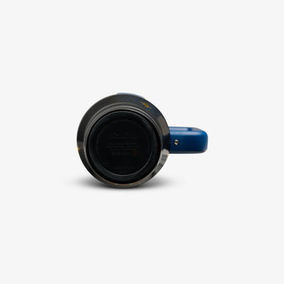 Bottom View | 32 Oz Flip ‘n’ Sip Travel Mug::Midnight Blue::Built-in coaster