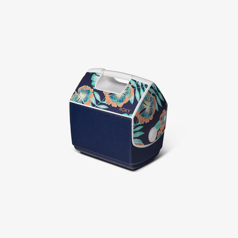 Angle View | Roxy Ventura Playmate Pal 7 Qt Cooler::::Trademarked tent-top design