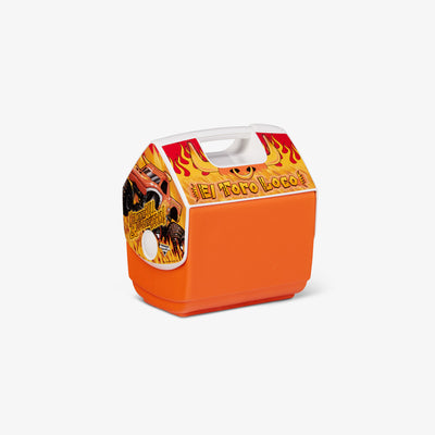 Angle View | Monster Jam El Toro Loco™ Playmate Pal 7 Qt Cooler::::Iconic tent-top design