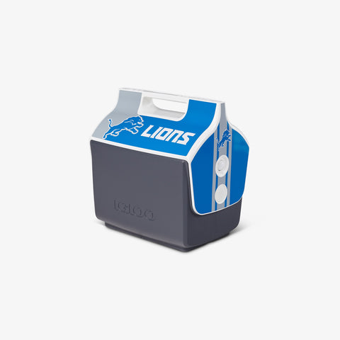Angle View | Detroit Lions Little Playmate 7 Qt Cooler::::Trademarked tent-top design