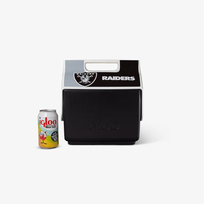 Size View | Las Vegas Raiders Little Playmate 7 Qt Cooler::::Holds up to 9 cans