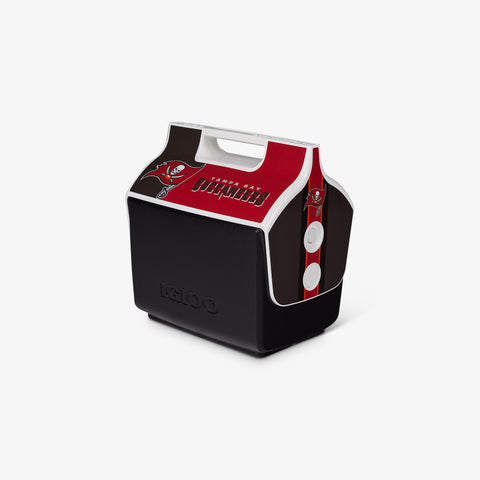 Angle View | Tampa Bay Buccaneers Little Playmate 7 Qt Cooler::::Trademarked tent-top design