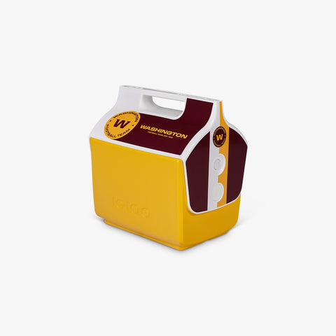 Angle View | Washington Football Team Little Playmate 7 Qt Cooler::::Trademarked tent-top design