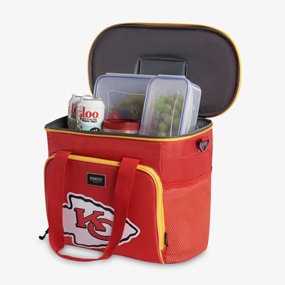 Open View | Kansas City Chiefs Tailgate Tote::::MaxCold® insulation