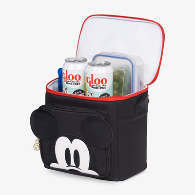Open View | Disney Mickey Mouse Square Lunch Cooler Bag::::Insulated liner keeps contents cold