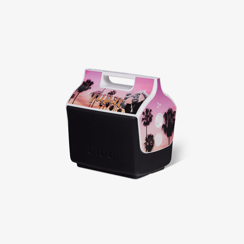 Angle View | Tupac Shakur Little Playmate 7 Qt Cooler::::Original side-push button